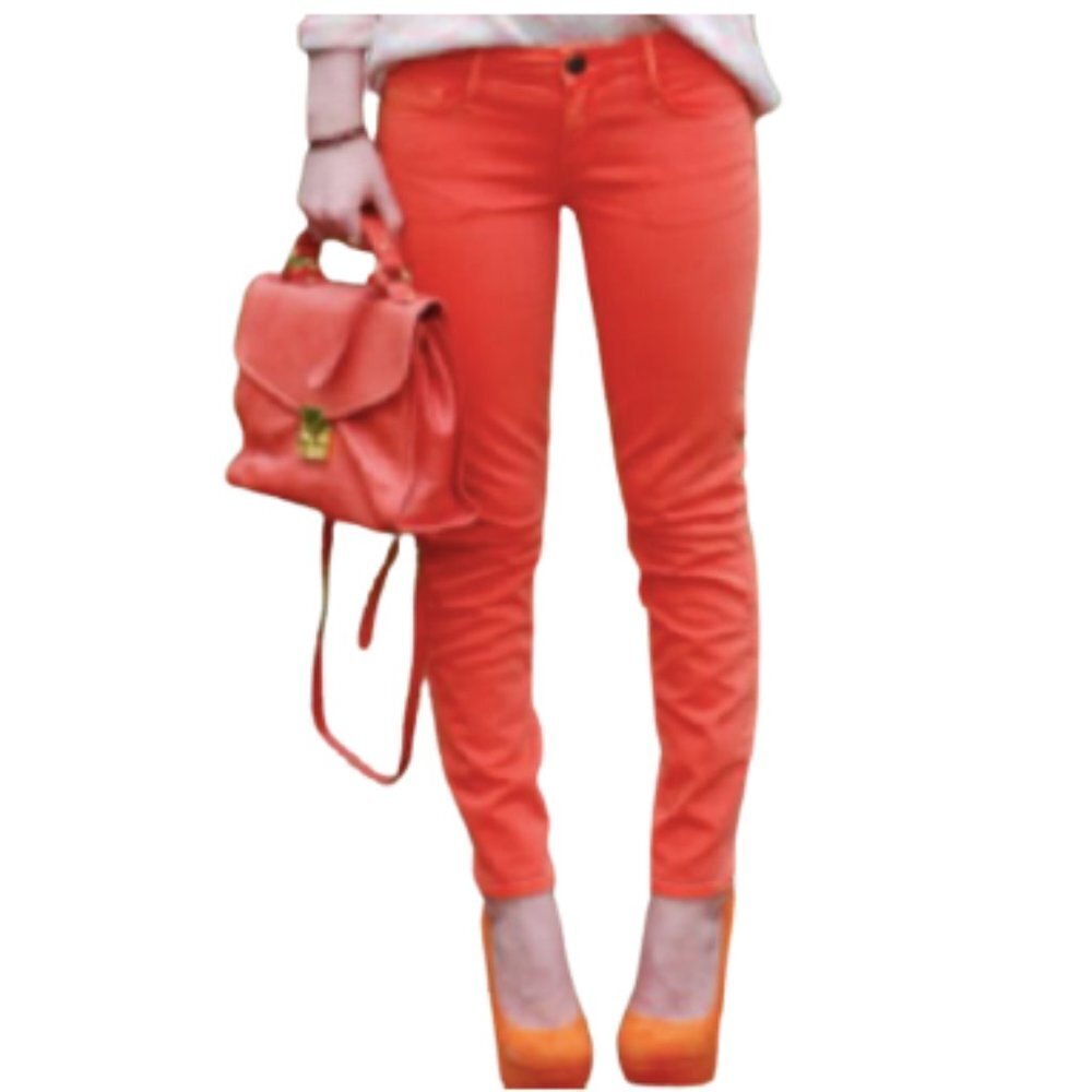 Earnest Sewn Orange Slim Women's Jeans